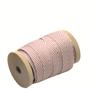 ruban chevron, light rose/white