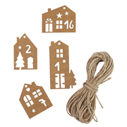 Hangtag Häuser Advent