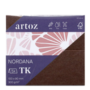 Nordana emb. 5 cart./table brown glow