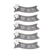 A-W: Merry Christmas silber