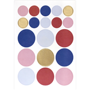 Sticker cercles Japandi