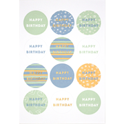 Autocollant Happy Birthday