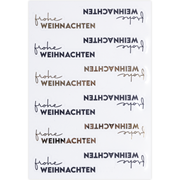 Sticker Transp. frohe Weihnachten