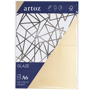 Glaze Pkg5 Karte A6 bronze shine