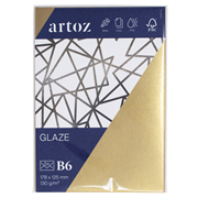 Glaze Pkg5 enveloppe B6 gold shine