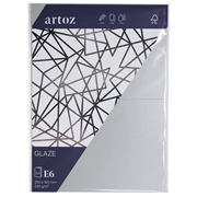 Glaze Pkg 5 Karten E6 silver shine