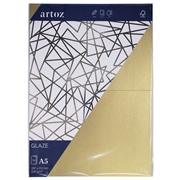 Glaze Pkg5 Karte A5 gold shine