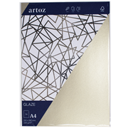Glaze Pkg5 Karte A4 white shine