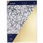 Glaze Pkg5 carte A4 bronze shine