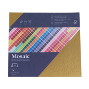 Mosaic 5 Tischkarten gold