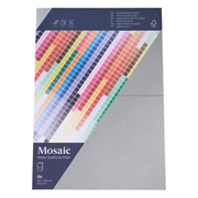 Mosaic 5 Karten B6 silber