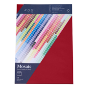 Mosaic 5 envelope C5 rouge vin