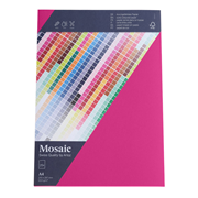 Mosaic 25 carteA4 fuchsia